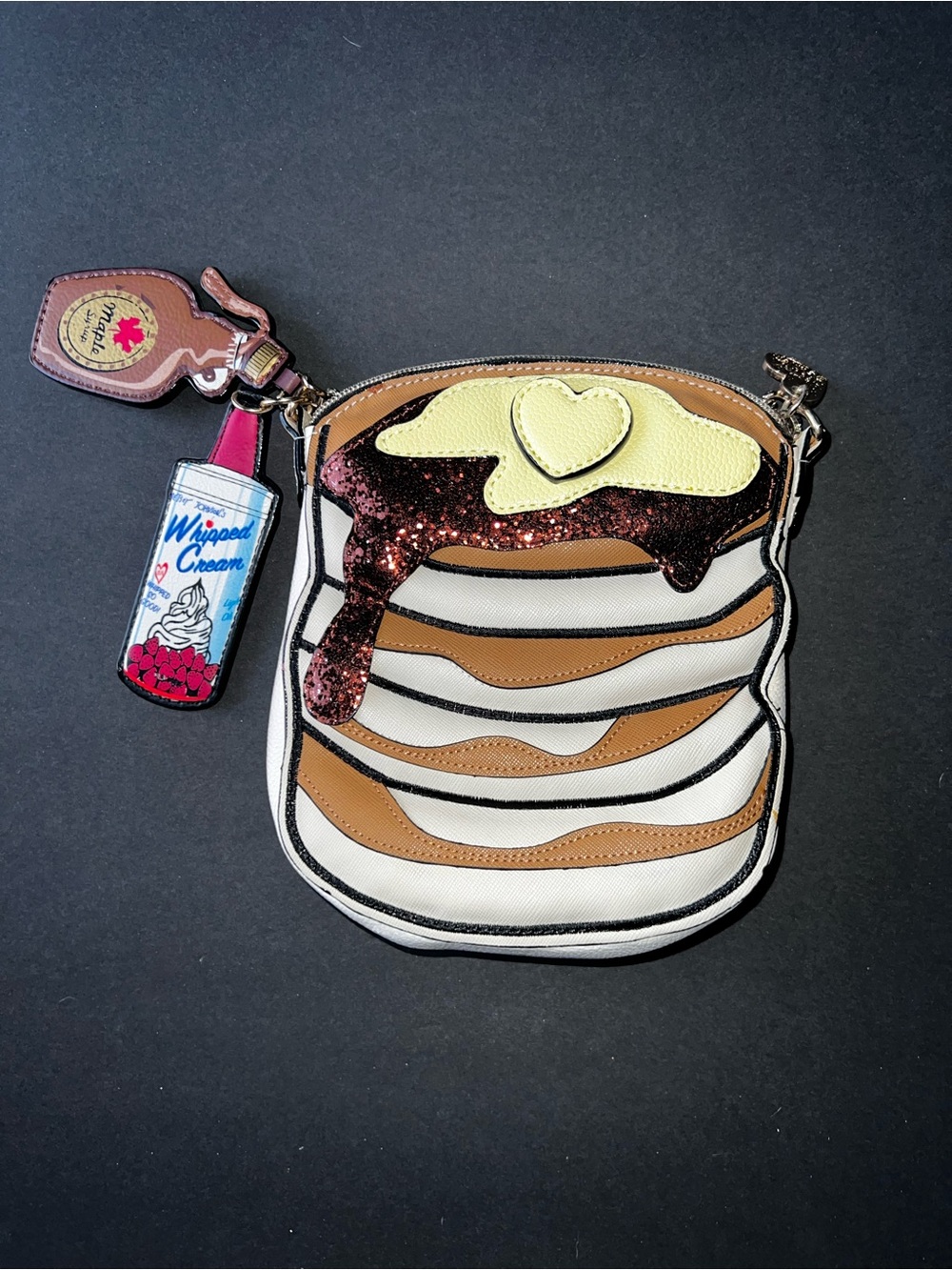 Betsey Johnson KITSCH Pancake Stack Crossbody